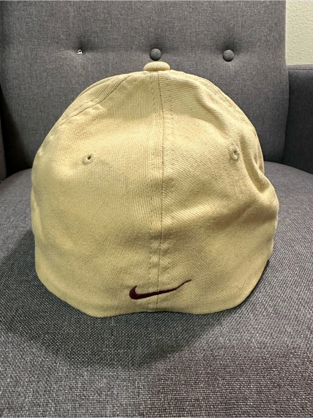 FSU Embroidered Logo Baseball Cap in Yellow
